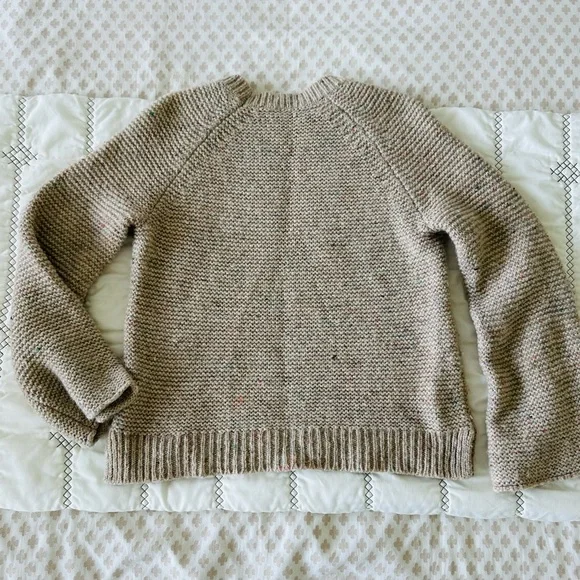 Madewell Taupe Crew Neck Sweater - Picture 3 of 5